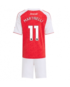 Billige Fotballdrakt Arsenal Gabriel Martinelli #11 Replika Hjemmedraktsett Barn 2025-26 Kortermet (med bukser)